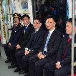 罗家良大使搭乘广州地铁知识城支线游览知识城 | H.E. Mr. Stanley Loh Ka Leung, Ambassador of the Republic of Singapore to the People’s Republic of China visited the GKC Line of Guangzhou Metro.