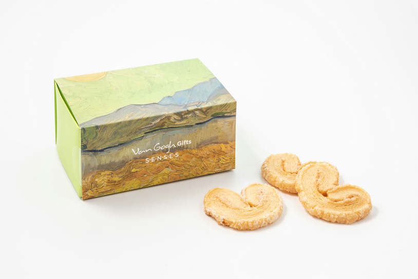 梵高“收割者与麦田”蝴蝶酥 | Van Gogh Wheatfield with a Reaper Confectionery Box – Palmier