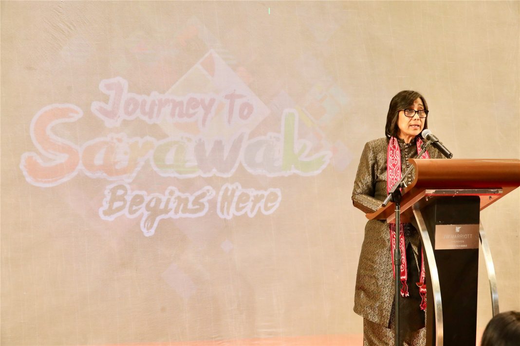 砂拉越旅游局首席执行员莎扎女士 | Ms. Sharzede Datu Haji Salleh Askor, CEO of Sarawak Tourism Board