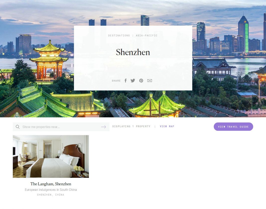 Shenzhen Luxury Hotels - Forbes Travel Guide