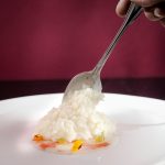 迷迭香意式饭 | Cacio and Rosmary Risotto over Prawn Carpaccio over Lemon Chutney