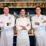 从左到右：René Mathieu 大厨， Michele Tenzone 大厨，Ilario Mosconi大厨 From left to right chef René Mathieu, chef Michele Tenzone, chef Ilario Mosconi