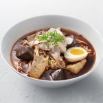 2019-07-Sichuan Spicy Tofu Noodles in Soup, Duck Blood, Sliced Pork