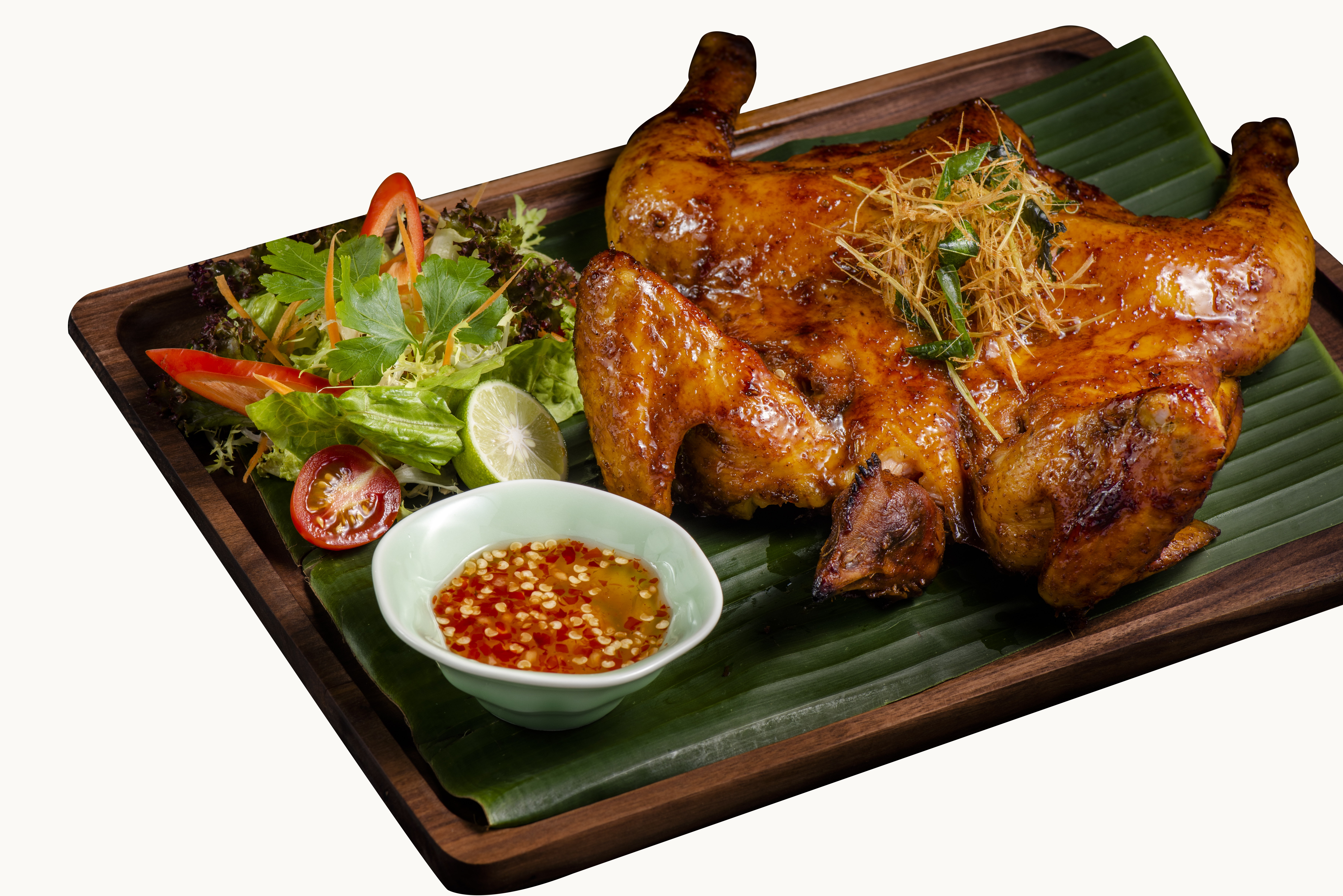 泰式柠叶烤鸡Grilled-Chicken-with-Lime-Leaves