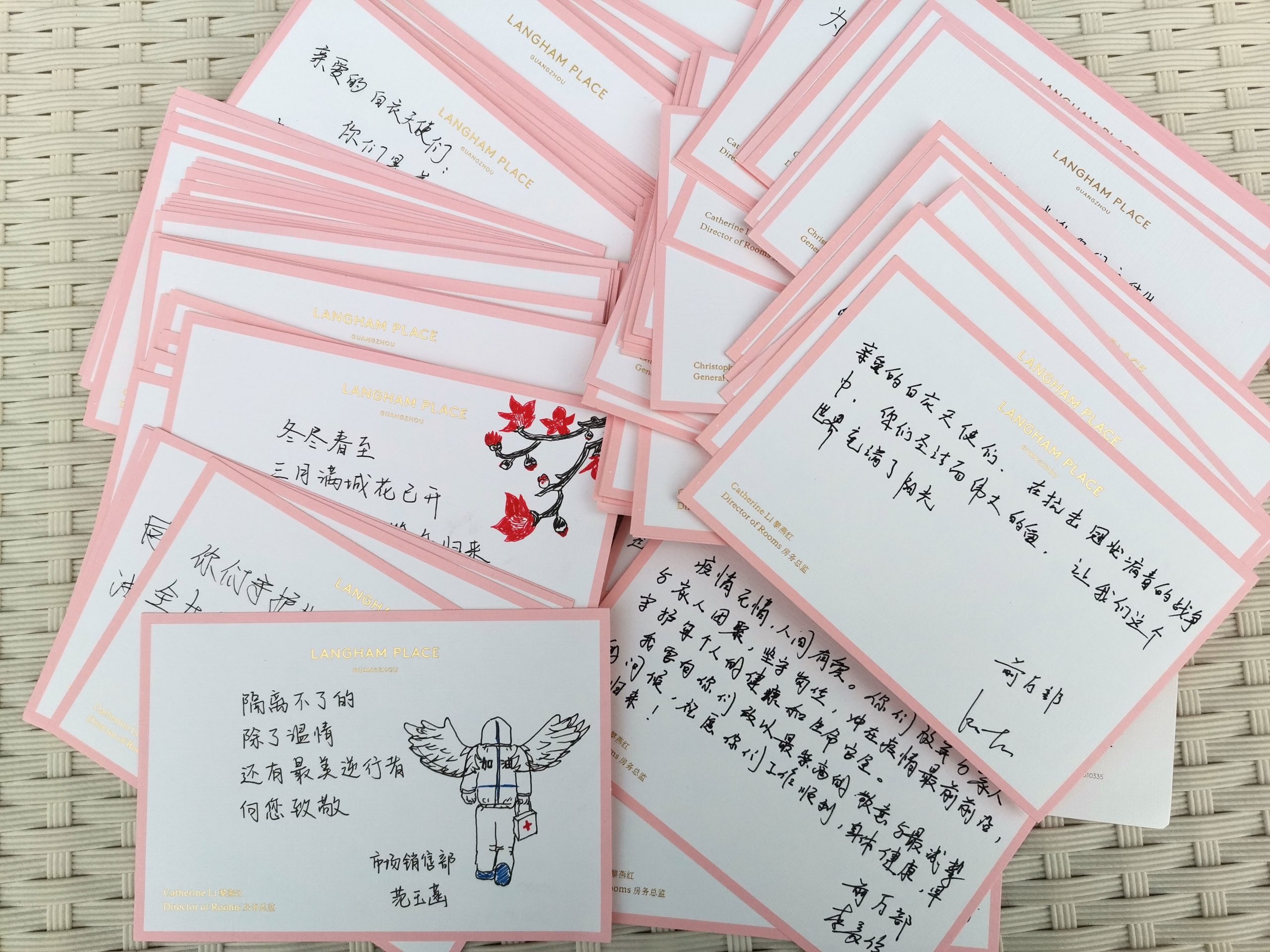 酒店员工亲笔信 | Hand-written card