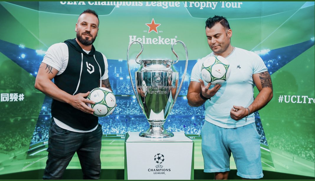 喜力®啤酒携手欧洲冠军联赛冠军奖杯亮相广州 | UEFA Champions League Trophy Tour Presented By Heineken Comes to Guangzhou